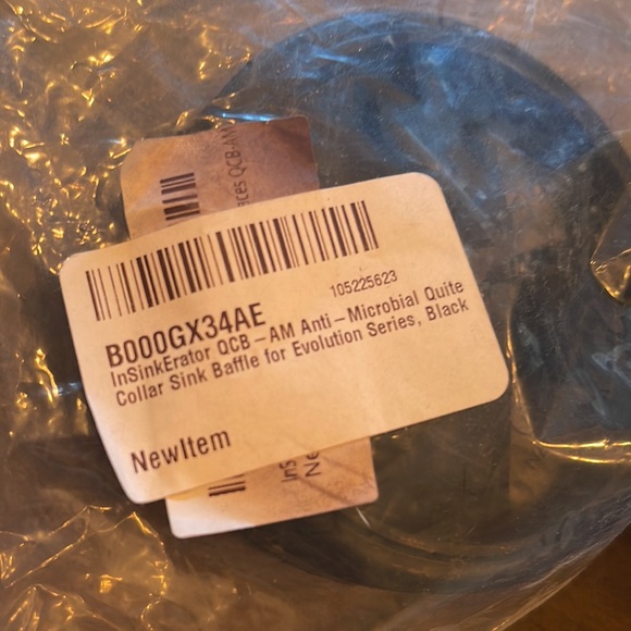 Kitchen Nwt Insinkerator Qcbam Antimicrobial Quite Collar Sink Baffle